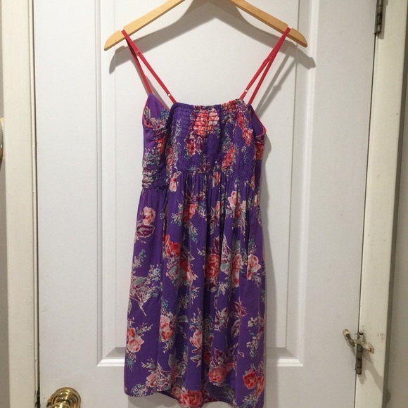 Beautiful Purple and Rose Floral Dress from Target - Picture 2 of 8